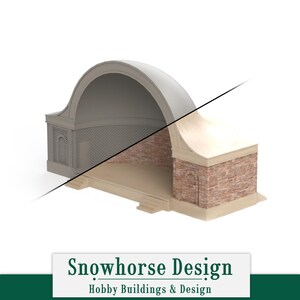 Band Shell (Unpainted) | Classic Main Street (S/HO/N Scales)