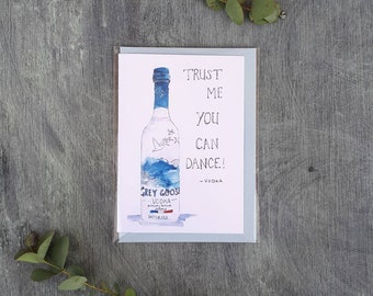 Grey goose -vodka card by Sarah Majury