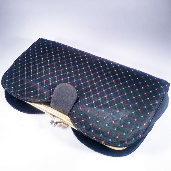 Vintage 1950's Convertible Clutch/Purse 3 Way Tra… - image 4