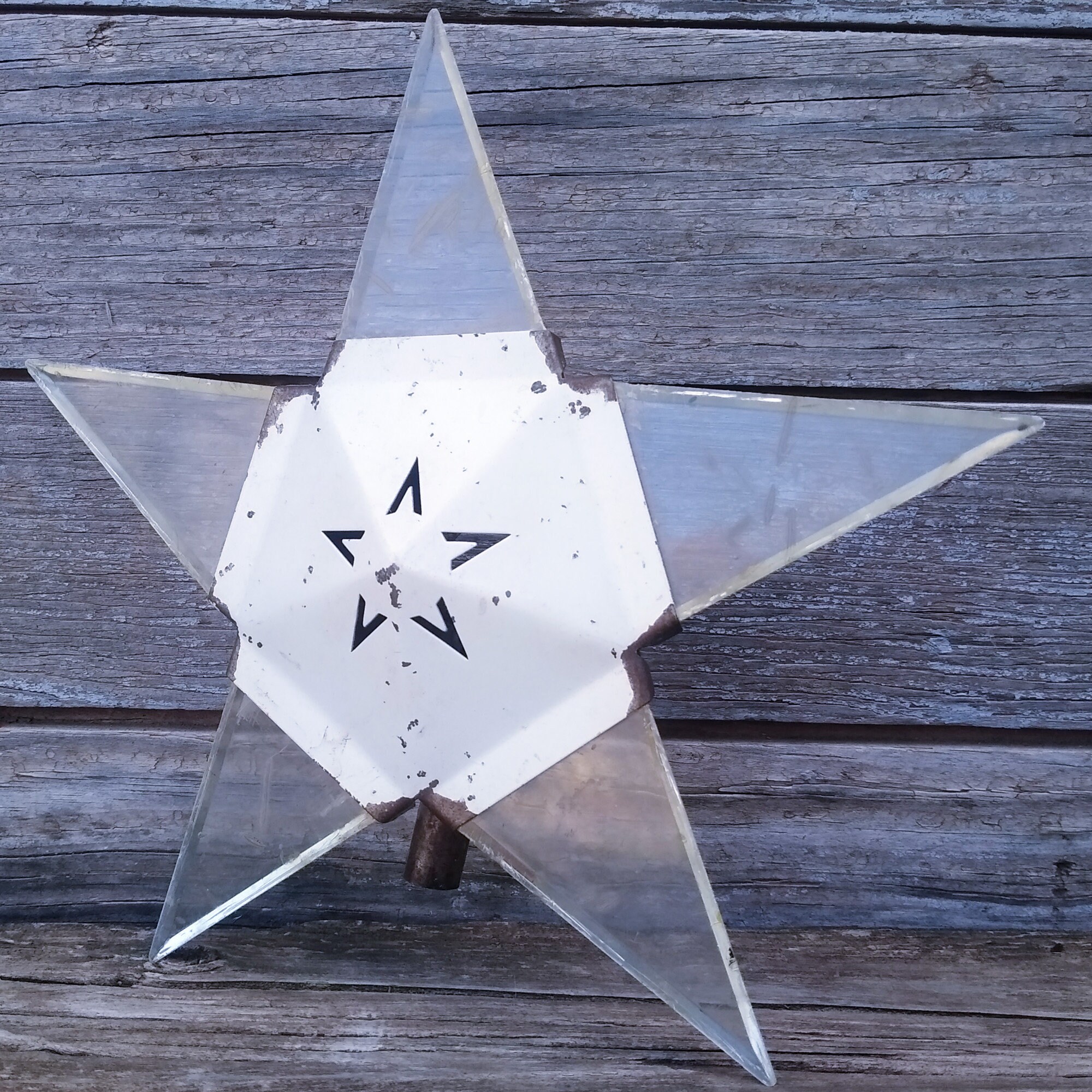Vintage Noma Christmas Star Tree Topper Neon Light Shabby Chic Etsy