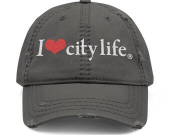 Distressed Embroidered Dad Baseball Hat