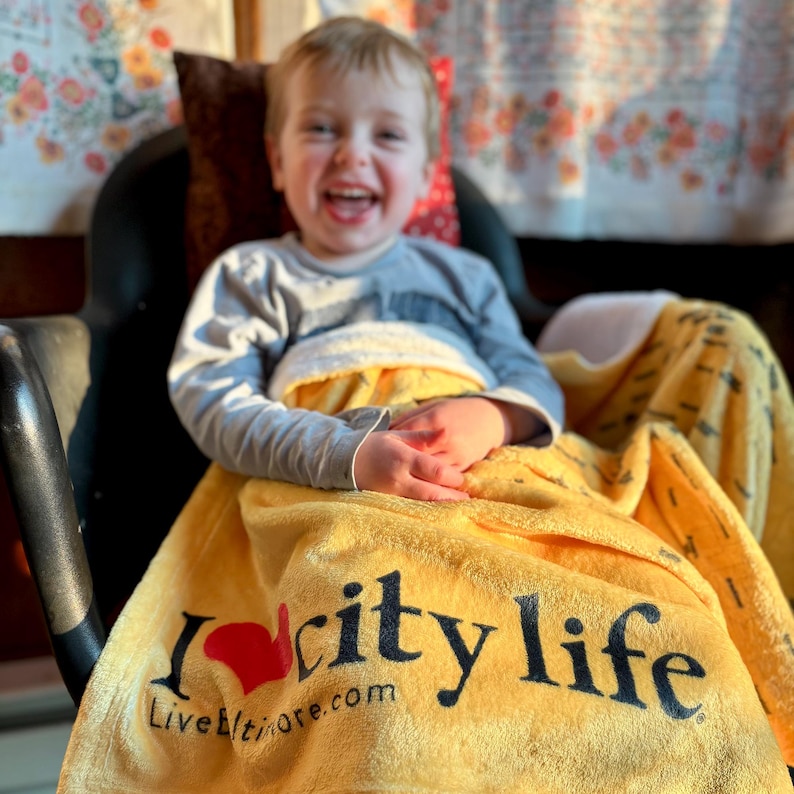 Neighborhood Map Plush Blanket image 2