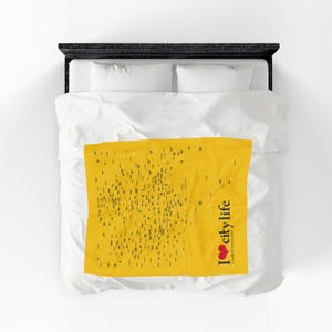 Neighborhood Map Plush Blanket image 5