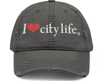 Distressed Embroidered Dad Baseball Hat