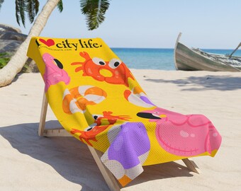 Pool & Beach Towel 36" x 72" | Floatie Design