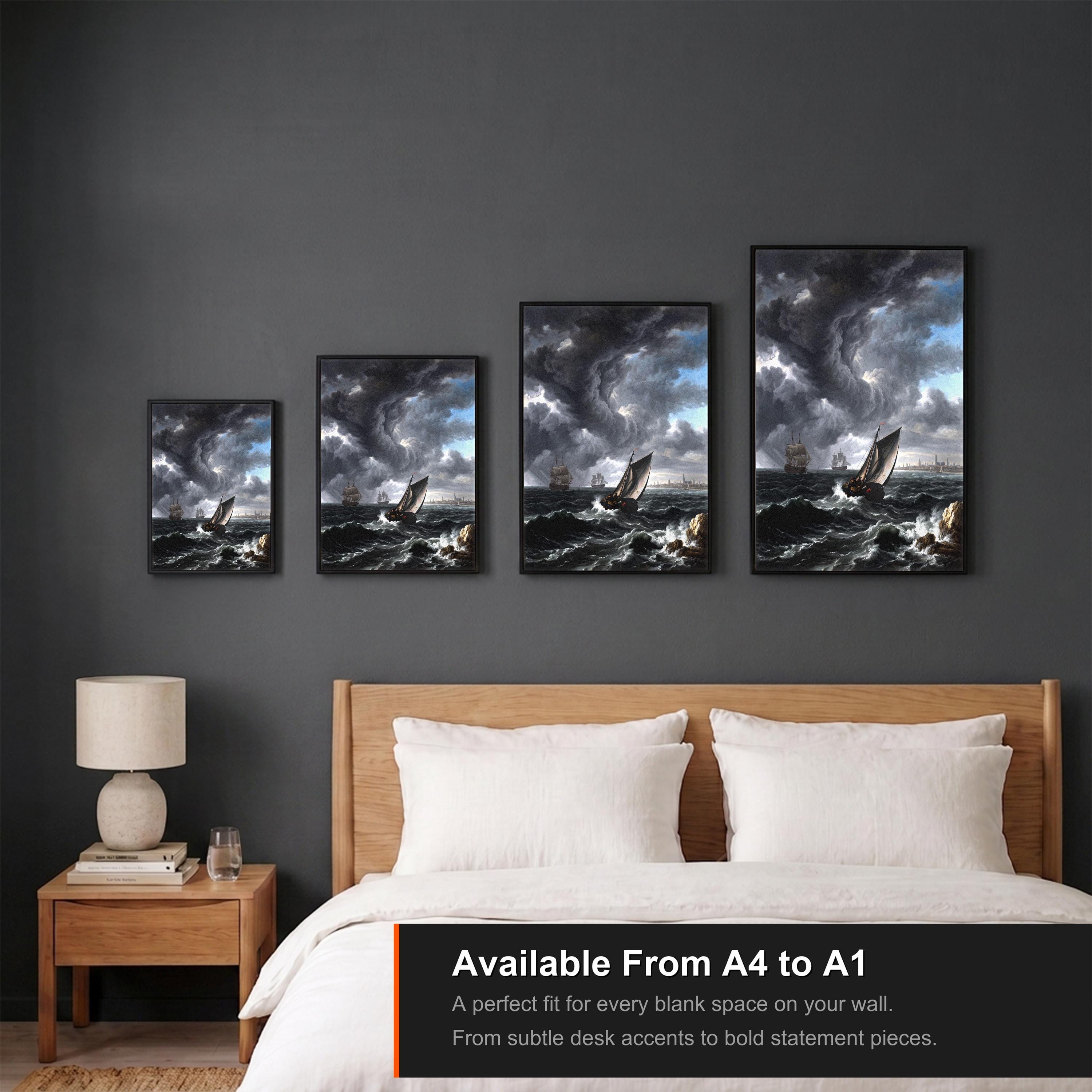 Stormy Sea Painting — view 5