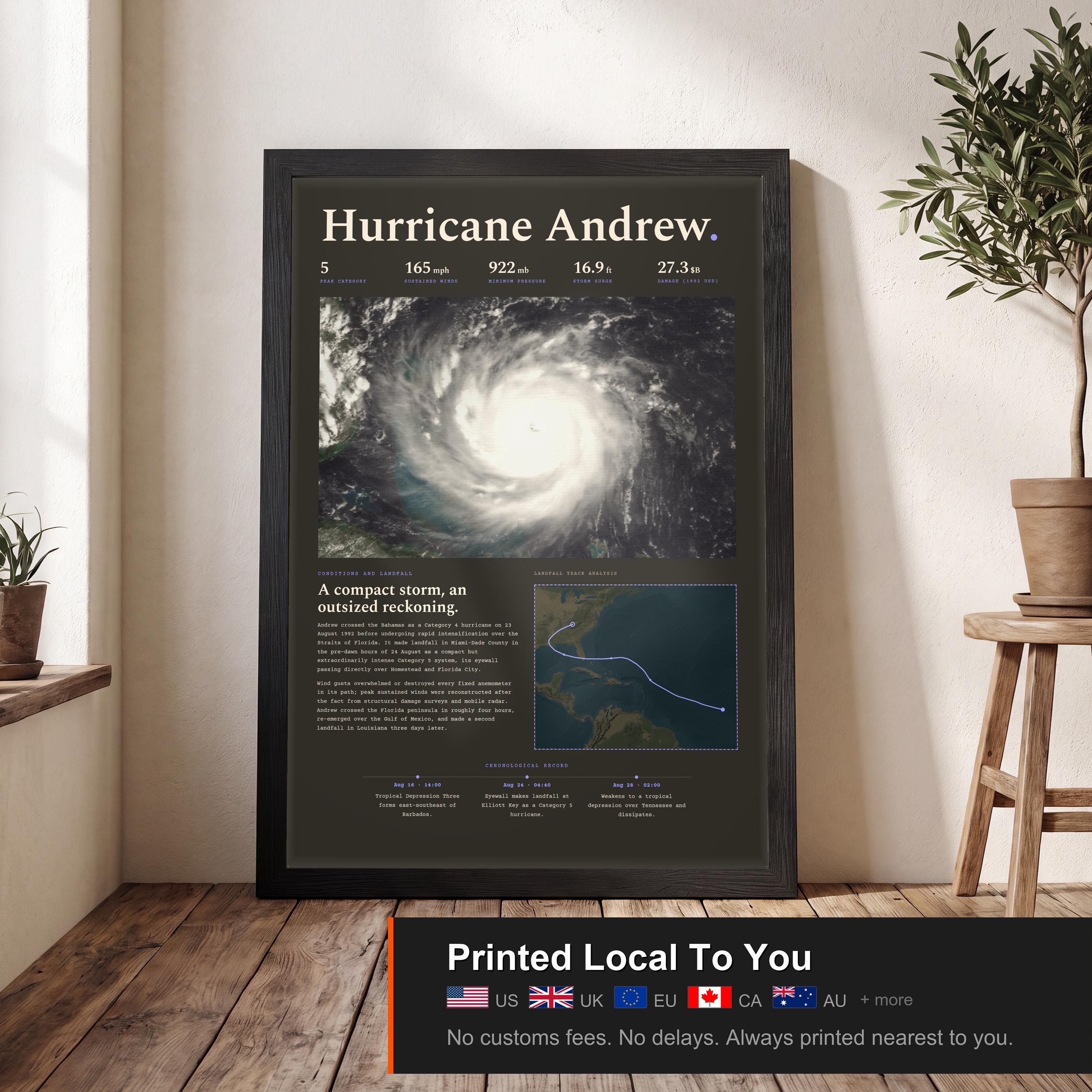 Hurricane Andrew, 1992 — view 2