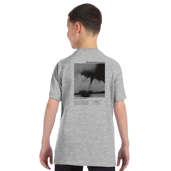 Kids Respect The Wind Tornado T-Shirt, view 5