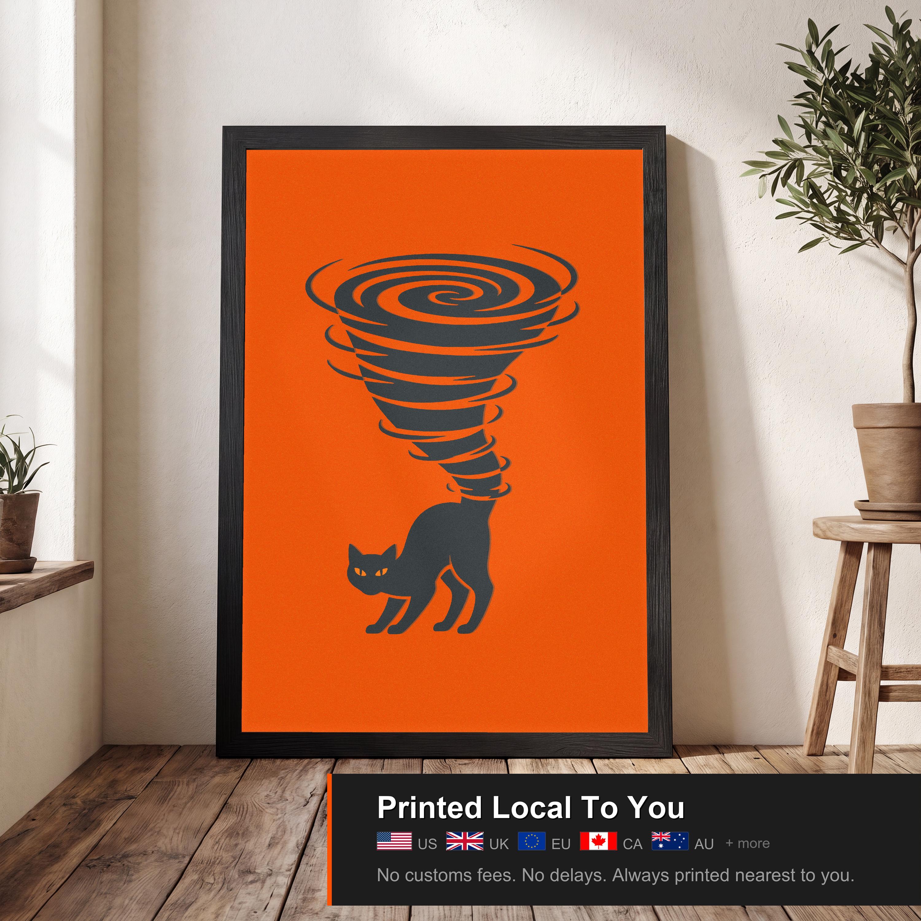 Halloween Black Cat Tornado — view 2