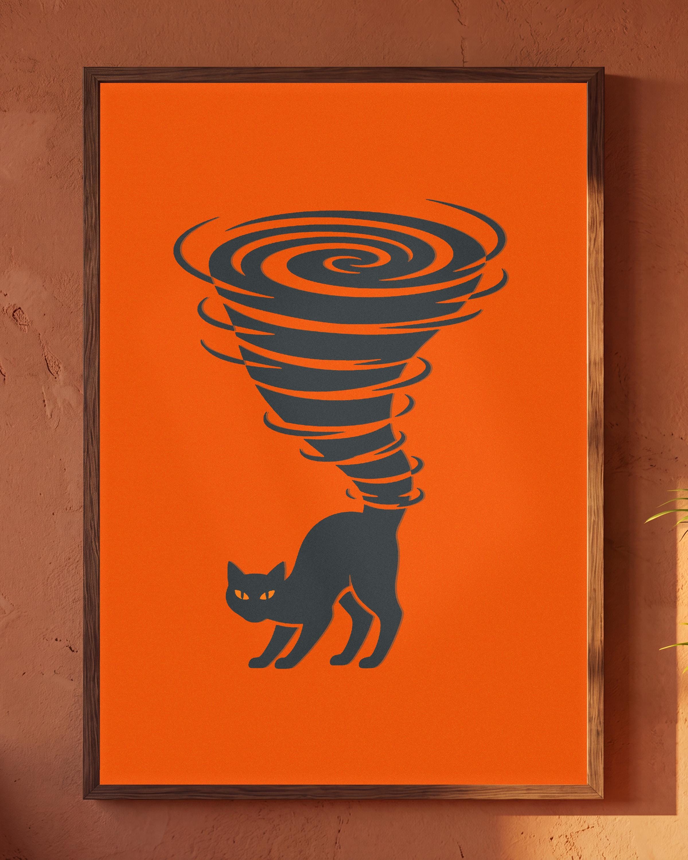Halloween Black Cat Tornado
