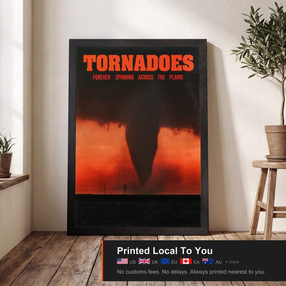 Retro Tornado Sunset, view 3
