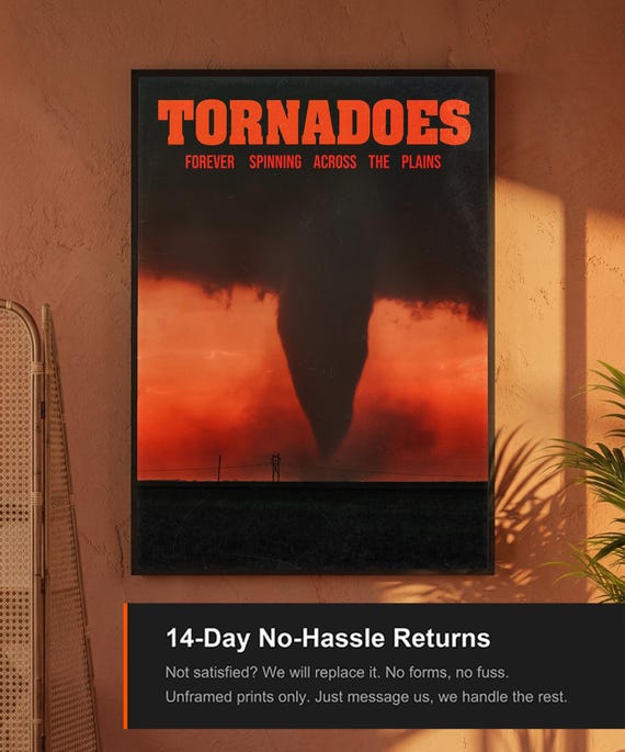 Retro Tornado Sunset, view 4
