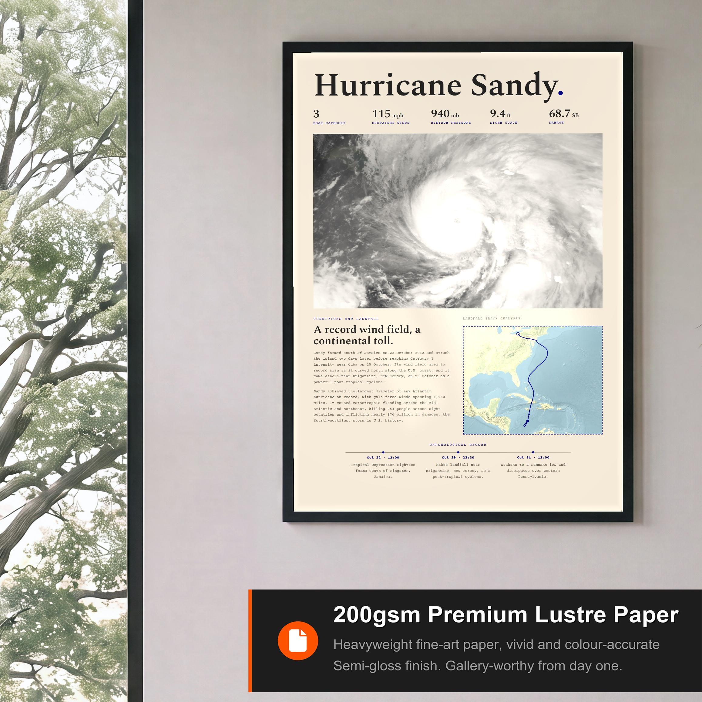 Hurricane Sandy, 2012 — view 3