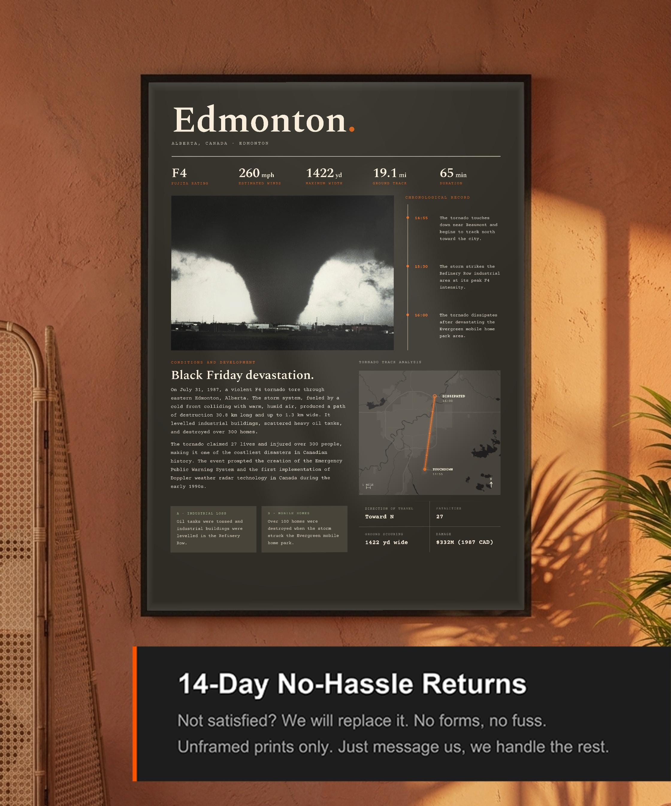Edmonton Black Friday Tornado, 1987 — view 4