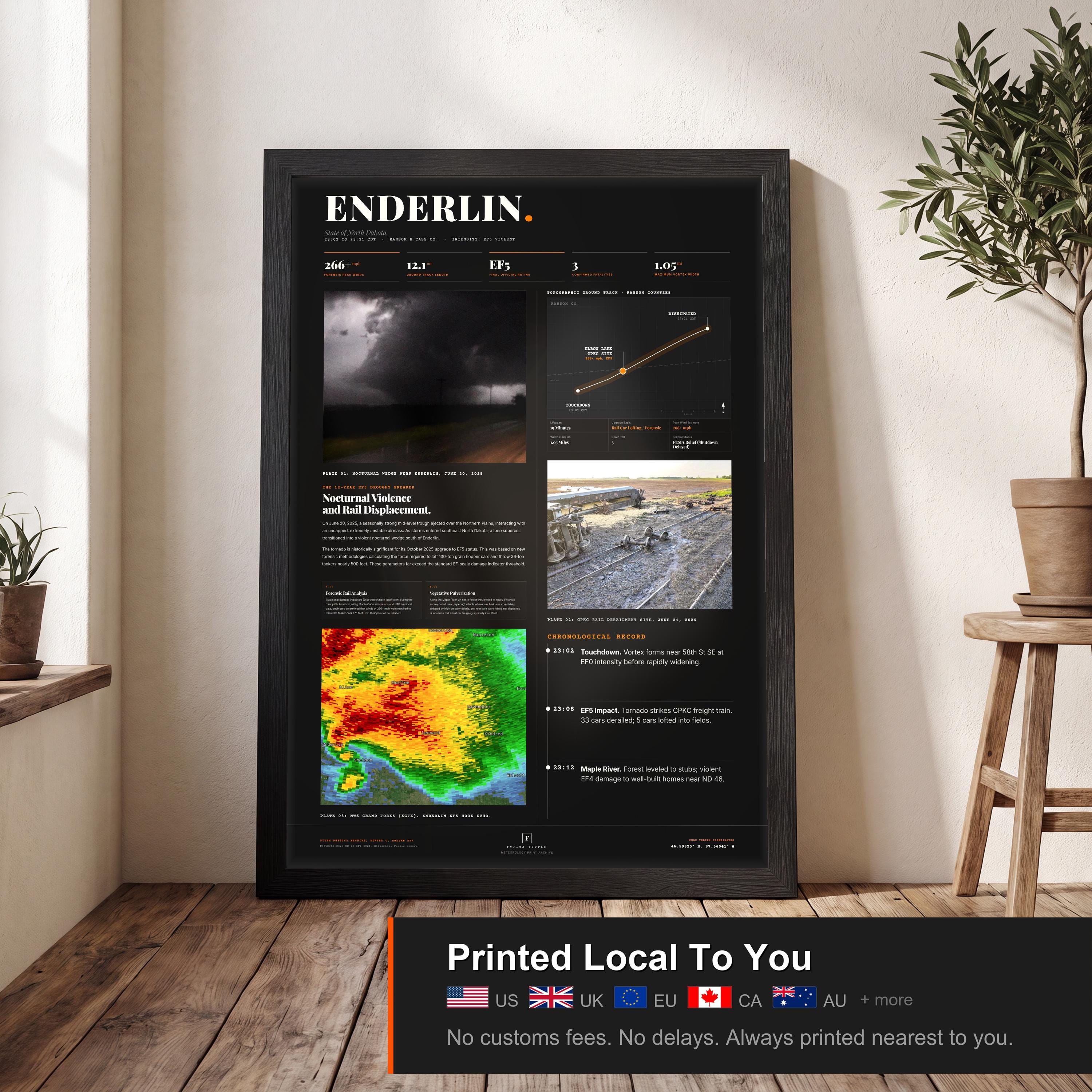 Enderlin Tornado, 2025 — view 2