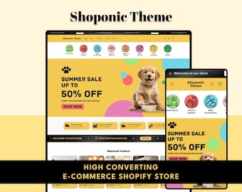 Shopify Theme für Dropshipping & E-Kommerce mit hoch-Converting Produktseite