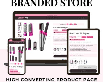 Shopify Theme Template for One-Product Store with a High-Converting Product Page