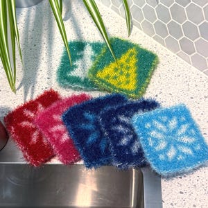 Holiday Scrubbies for dishes, pots and pans