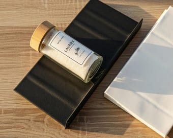 Support à épices réglable à 4 niveaux | Organiseur de tiroir extensible pour les assaisonnements | Système de rangement pour garde-manger et placard