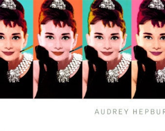 Cross Stitch Pattern - Audrey Hepburn 3 -  PDF -  Instant Digital Download