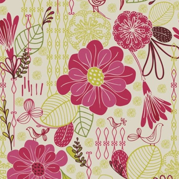 Kruissteekpatroon - Coole Retro Bloemen - PDF - Direct digitaal downloaden