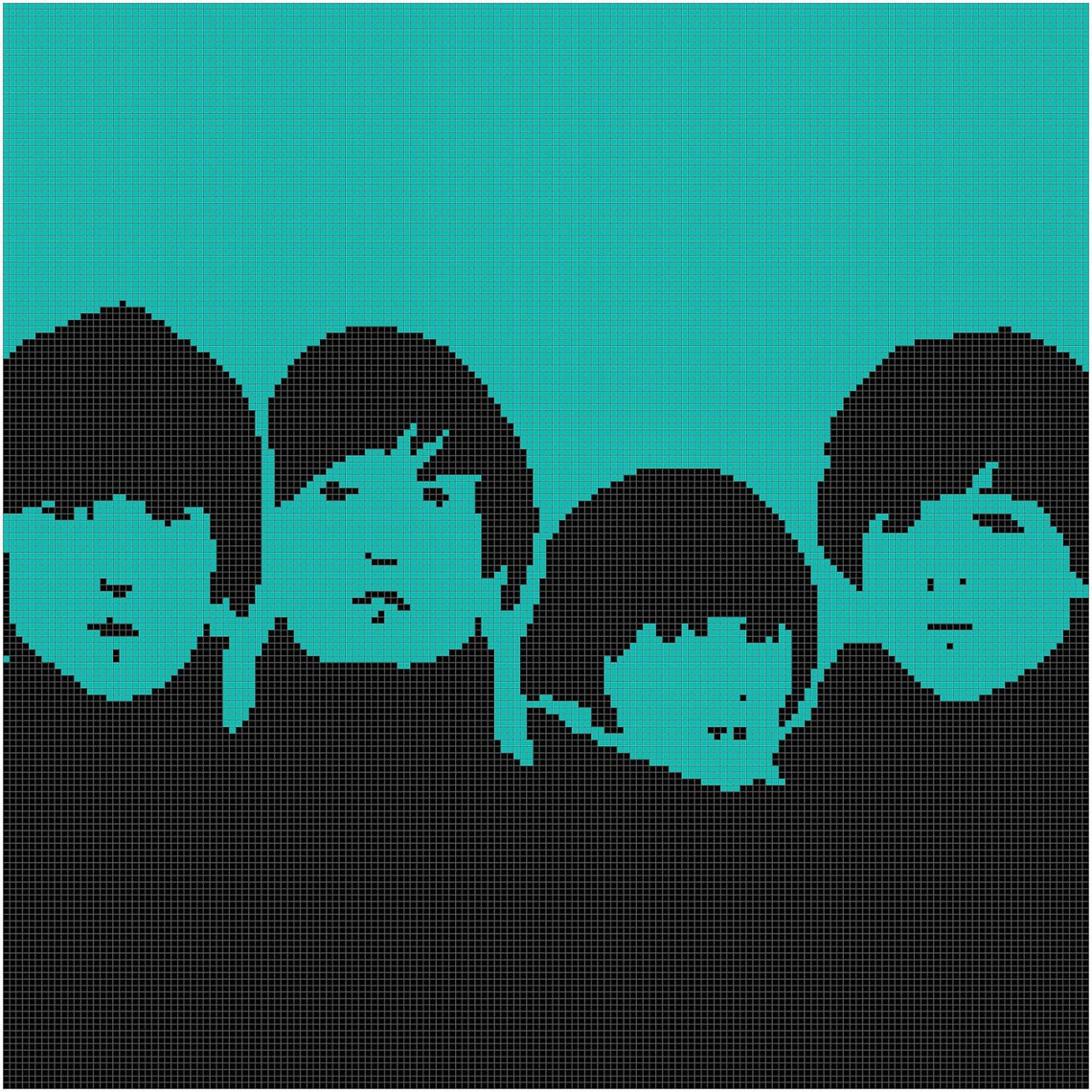 Cross Stitch Pattern - Beatles 3 - PDF - Instant Digital Download - Etsy