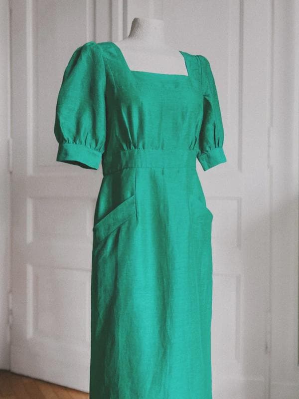green dress and other stories & MerchFabric:BOUCLE