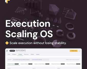 Execution Scaling Prompts for Controlled Growth and Operational Stability