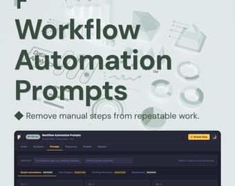 Workflow Automation ChatGPT Prompts for Streamlined Business Processes