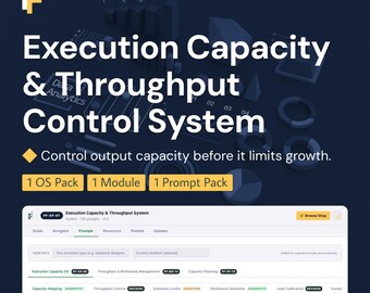 Capacity and Throughput Prompts for Output Stability and Flow Control