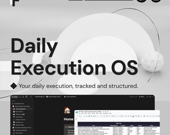 Notion Template for Daily Execution | AI Prompts System with Google Sheets Tracker