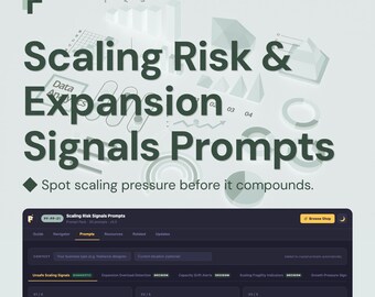 Scaling Risk ChatGPT Prompts for Early Warning and Controlled Business Expansion