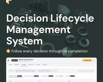 Decision Lifecycle ChatGPT Prompts for Structured Follow-Through and Control