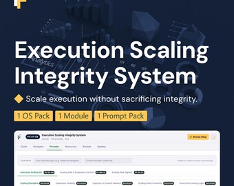 Growth Scaling Prompts for Business Stability and Capacity Governance