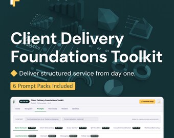 Service Delivery Prompts for Structured Onboarding and Client Execution