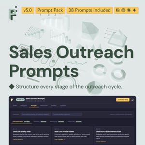 Sales Outreach ChatGPT Prompts for Lead Generation and Client Conversations
