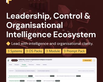 Leadership and Governance Prompts for Organisational Intelligence and Control