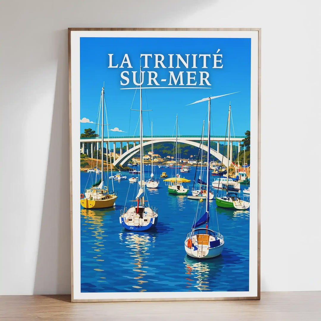 Poster - La Trinité-sur-mer - Gulf of Morbihan, Brittany
