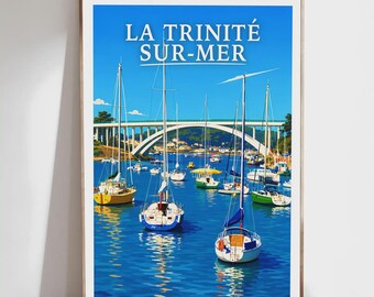 Poster - La Trinité-sur-mer - Gulf of Morbihan, Brittany