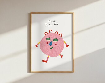Drunk by Your Love – Playful Pink Romance Gift (Digital Download)