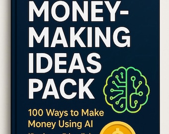 Ideas para proyectos secundarios con IA (ebook) / Guía de ChatGPT para principiantes (descarga inmediata)