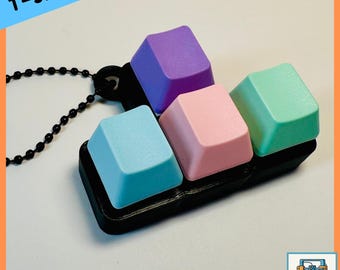 Fidget Keyboard Clicker T-Shape - ASMR Sensory Stress Relief Toy - Fidget Gift - Stocking Stuffer - Birthday Gift - Party Favor