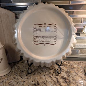 Vintage Nordic Ware Flan Pan | Gjuten aluminium dessertform med tryckt recept