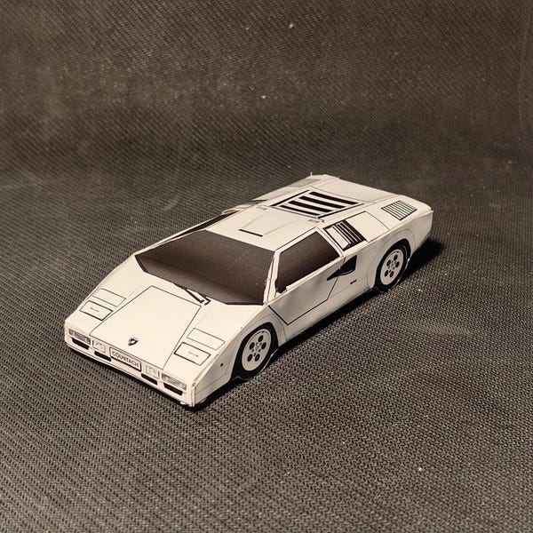 Lamborghini Papercraft Template - Etsy