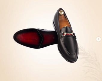 普段使いにぴったりのメンズギフトローファーシューズ - 本革ハンドメイド