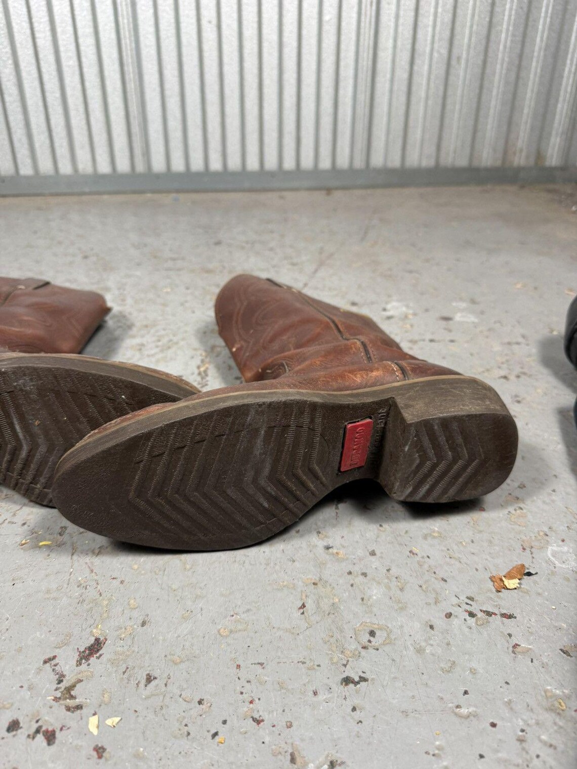 90s Vintage Durango Usa MadeRound toe Cowhide Cowboy Boots, foto 3 di 5