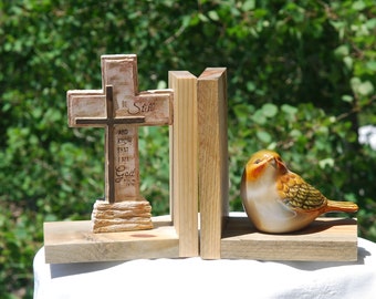 Bookend Kit Crewel Birds Pennsylvania Dutch