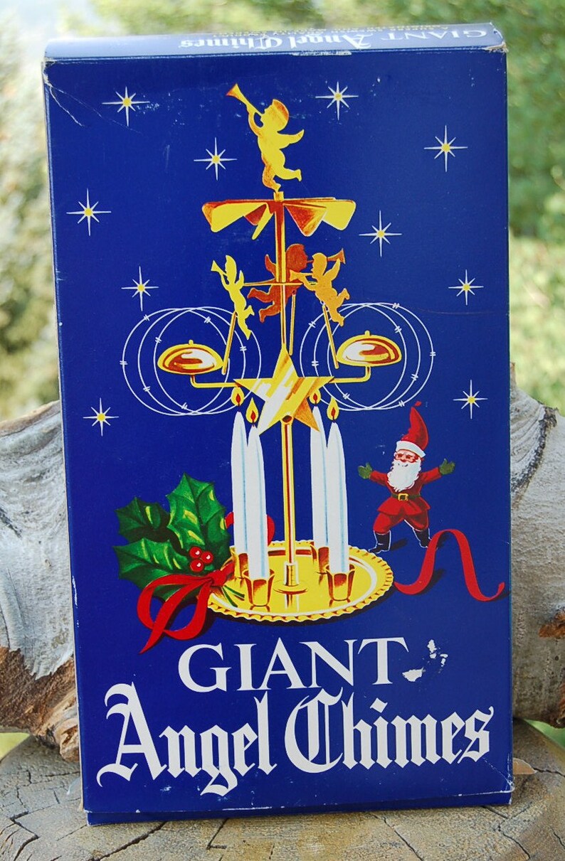 Vintage Giant Angel Chimes Made in Sweden Bells Candles Etsy