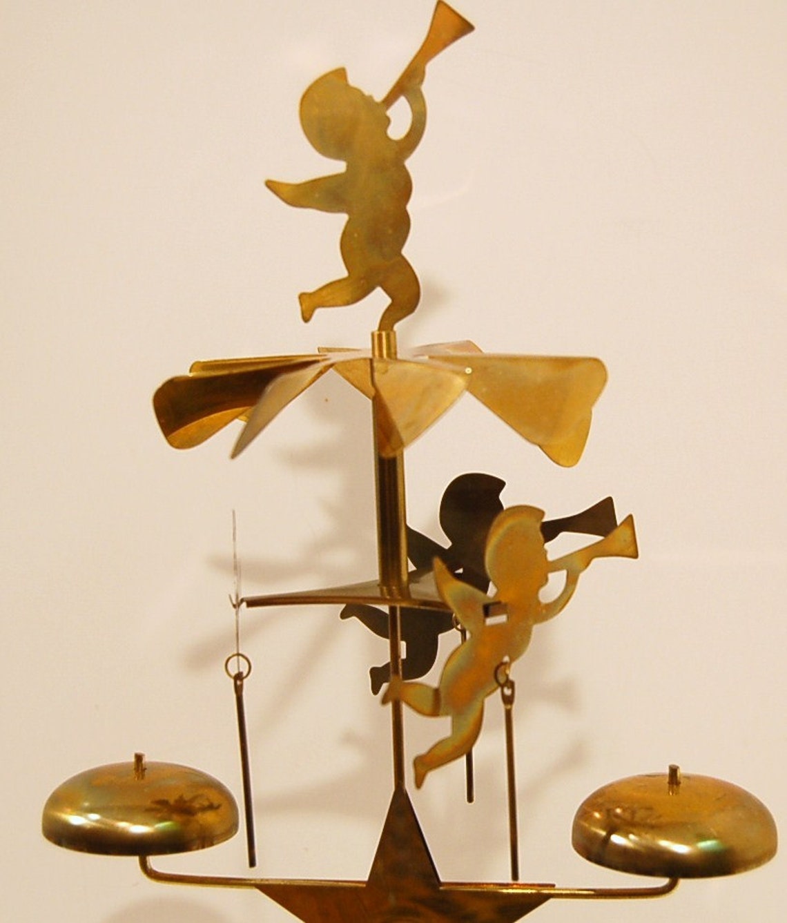 Vintage Giant Angel Chimes Made in Sweden Bells Candles Etsy