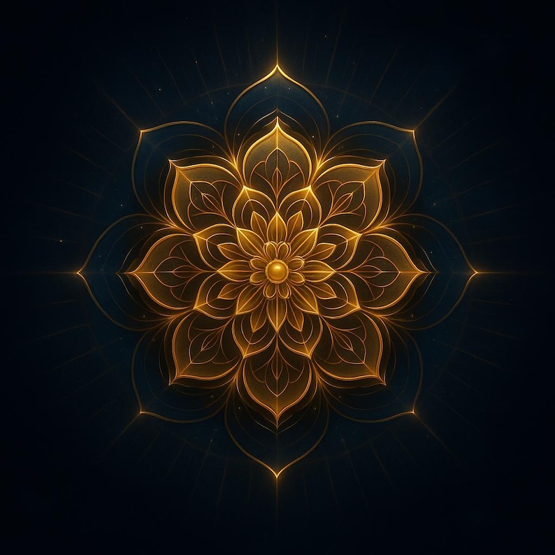 Golden glow lichtflare
